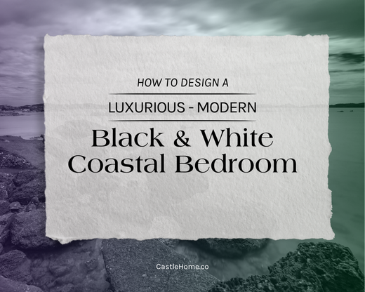 Black & White Coastal Bedroom