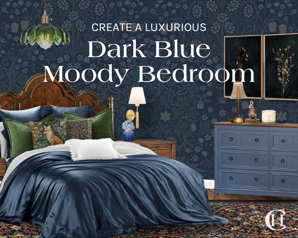 Dark Blue Bedroom