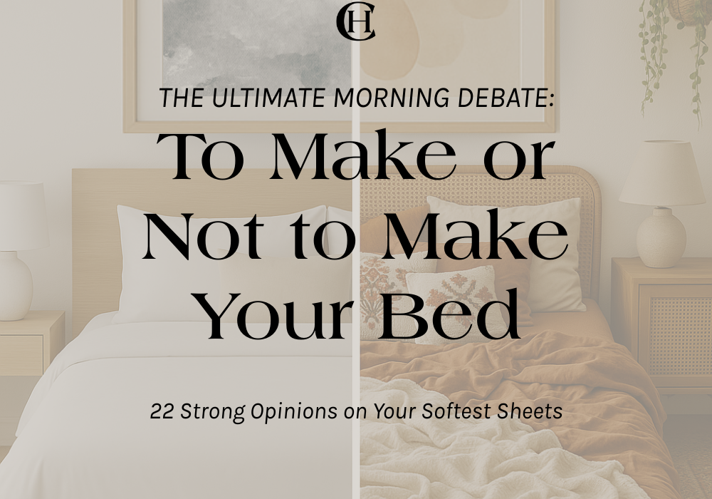 To Make or Not to Make Your Bed?