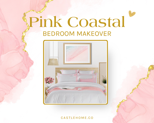Pink Coastal Bedroom