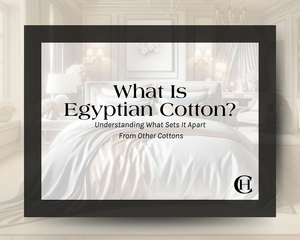 An elegant bedroom with a large bed adorned with plush Egyptian cotton bedding in a sophisticated color scheme, complemented by tasteful decor including a bedside lamp, fresh flowers, and wall art, embodying luxury and serenity.