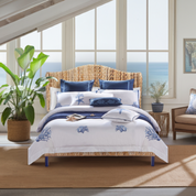 Beach Coastal Bedding in a Coastal Bedroom