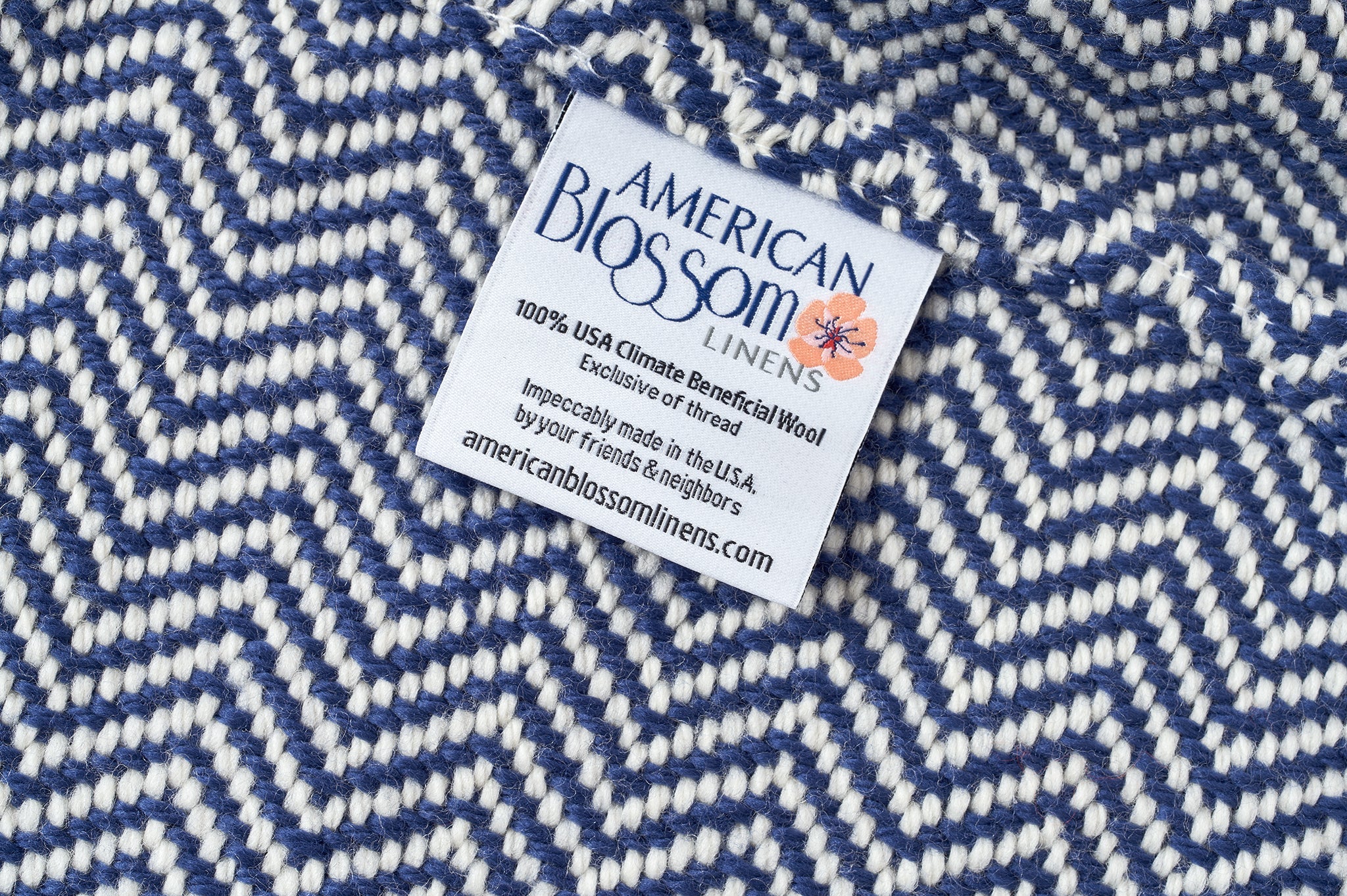 Chevron Pattern Soft Wool Throw Blanket