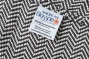 Chevron Pattern Soft Wool Throw Blanket