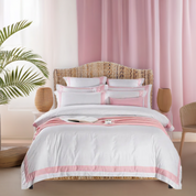 Blush Hotel Excellence Bedding in a Pink Bedroom