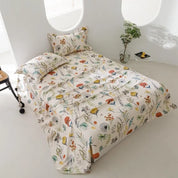 Boho Bloom Organic Bamboo Coverlet Set - high view