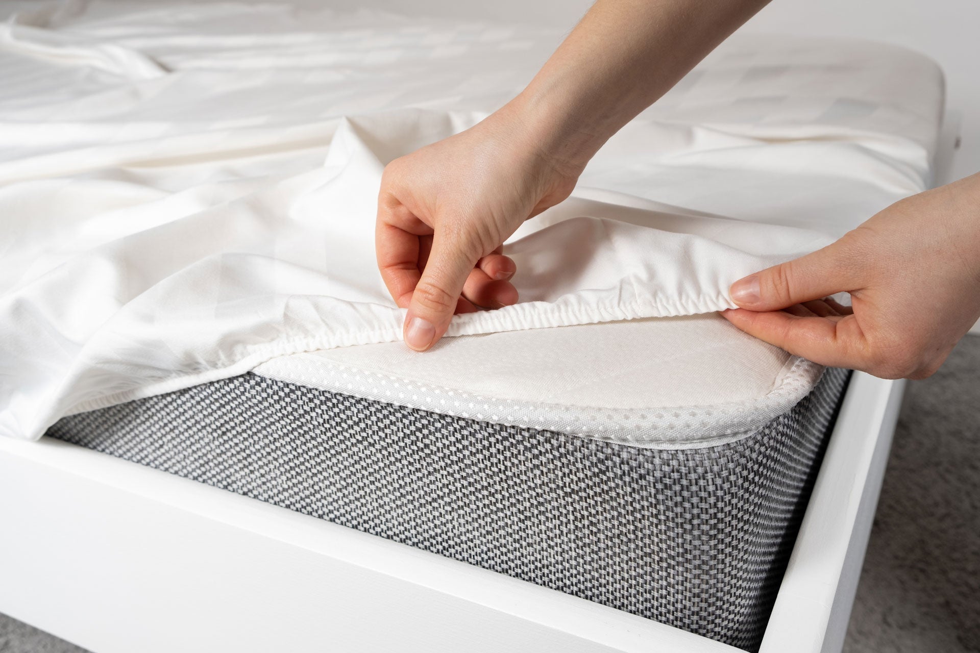 Herringbone Weave Organic Cotton Blanket