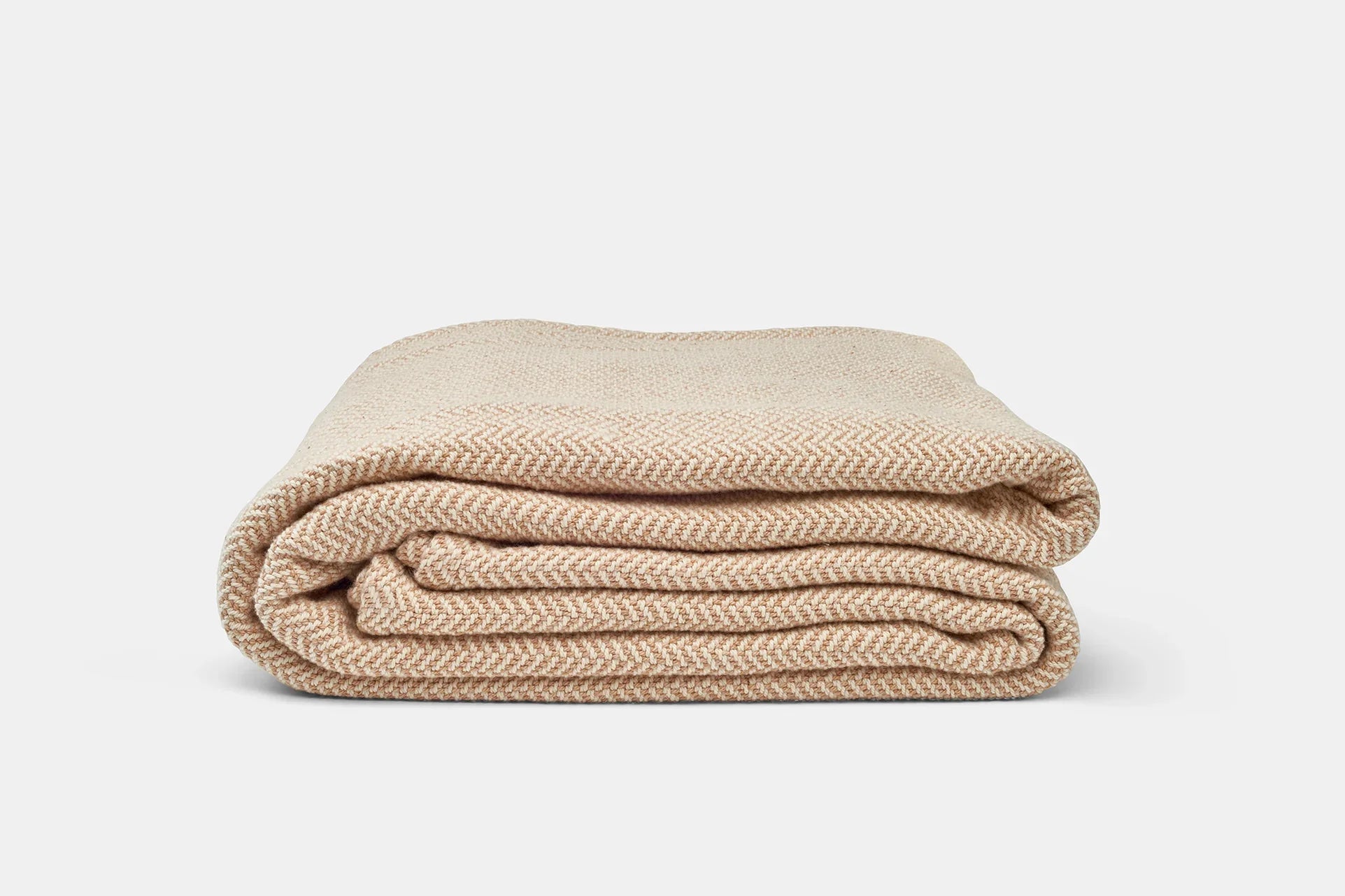 Herringbone Weave Organic Cotton Blanket