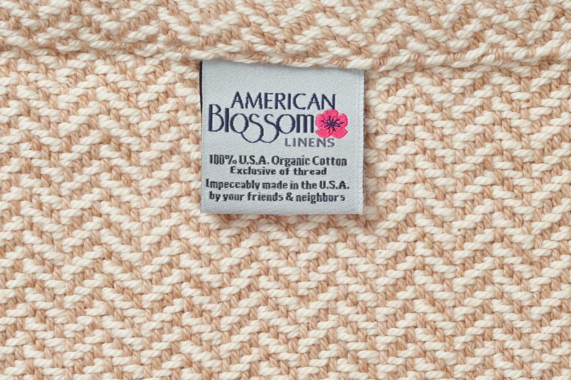 Herringbone Weave Organic Cotton Blanket
