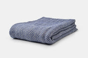 Chevron Pattern Soft Wool Throw Blanket