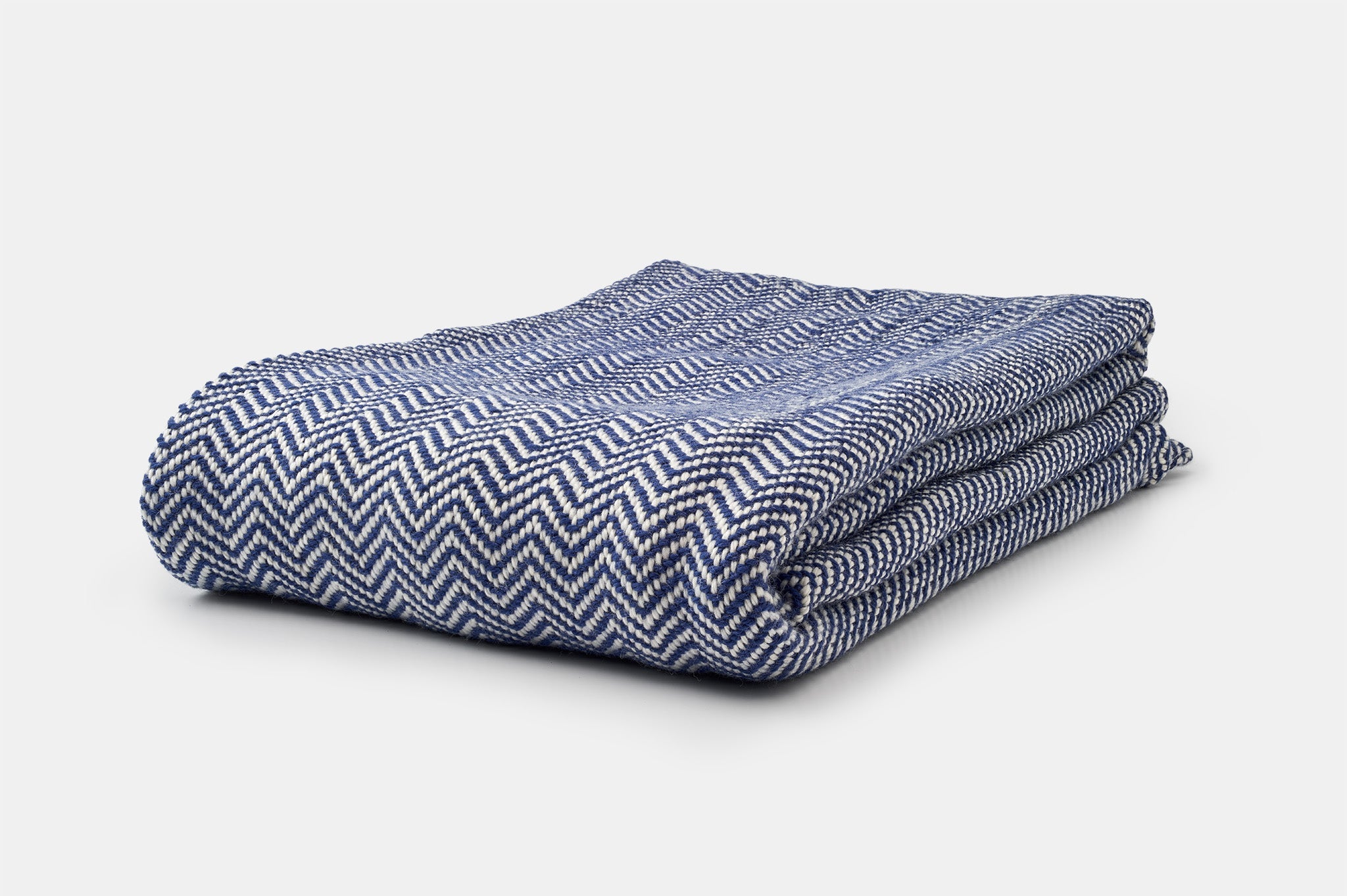 Chevron Pattern Soft Wool Throw Blanket