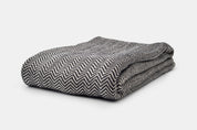Chevron Pattern Soft Wool Throw Blanket
