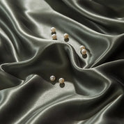 Forest Frost Mulberry Silk Bedding Set fabric