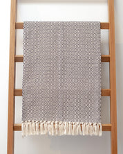 Casa Cubita Throw Blanket on Ladder