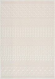 Drago White Washable Area Rug
