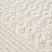 Drago White Washable Area Rug