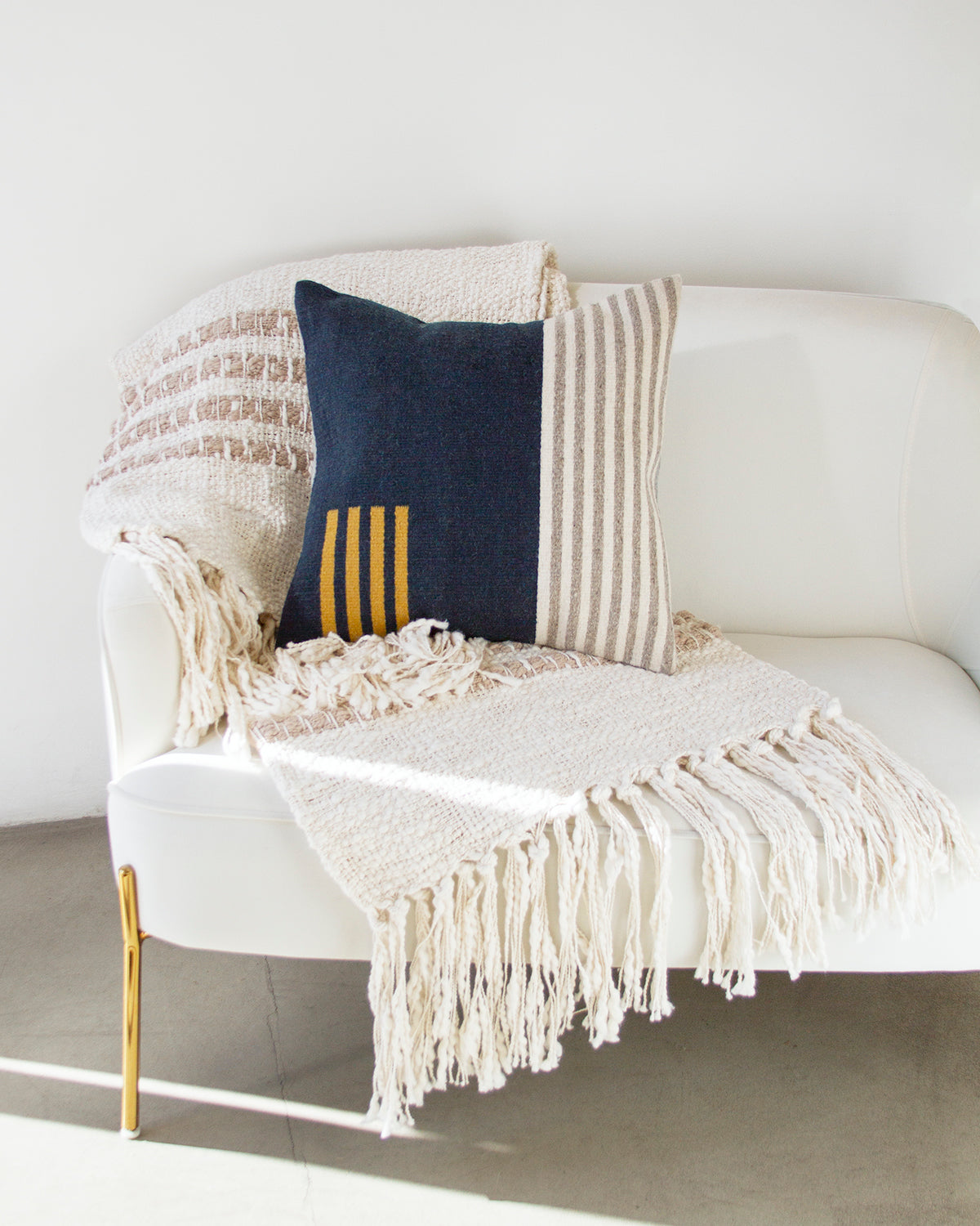 Miel Cotton Throw Blanket