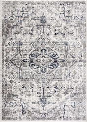 Hauteloom Buenaventura Cream & Navy Area Rug