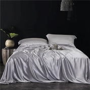 Moonlit Garden Mulberry Silk Duvet Set - front