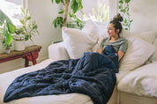 Bamboo & Glass Bead Weighted Blanket