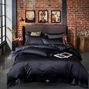 Noble Black Industrial Bedroom
