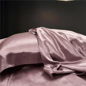 Peony Petal Mulberry Silk Duvet Set fabric