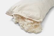 Natural Cotton Pillow With Wool Filling