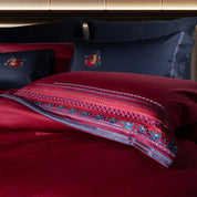 Royal Garnet Oasis Egyptian Cotton Bedding - Pillows