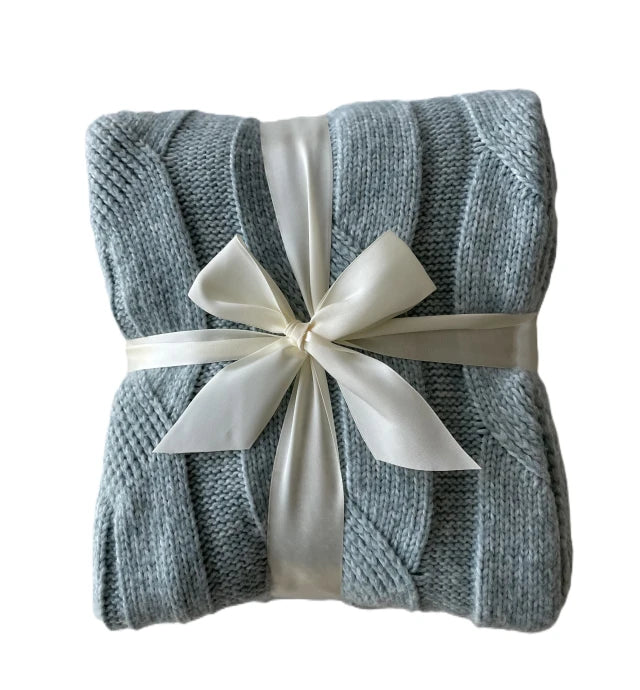 Faux Cashmere Blanket, Spruce