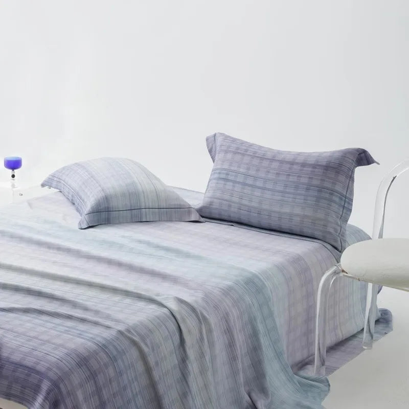 Twilight Ombre Organic Bamboo Coverlet Set - close