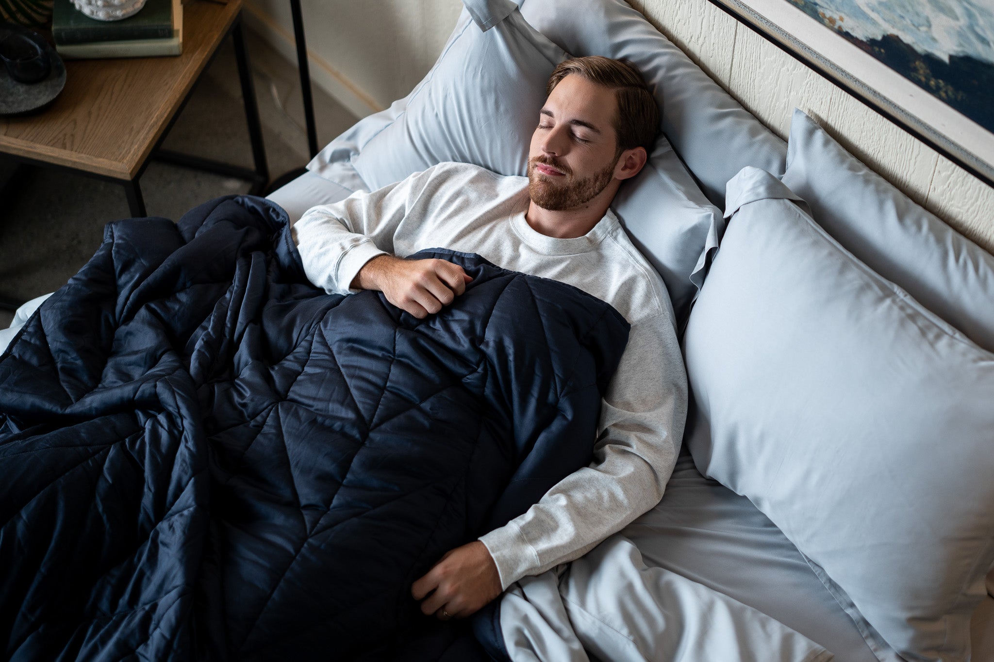 Bamboo & Glass Bead Weighted Blanket