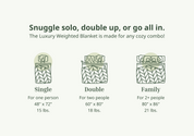 Bamboo & Glass Bead Weighted Blanket