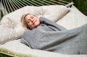 Chevron Pattern Soft Wool Throw Blanket
