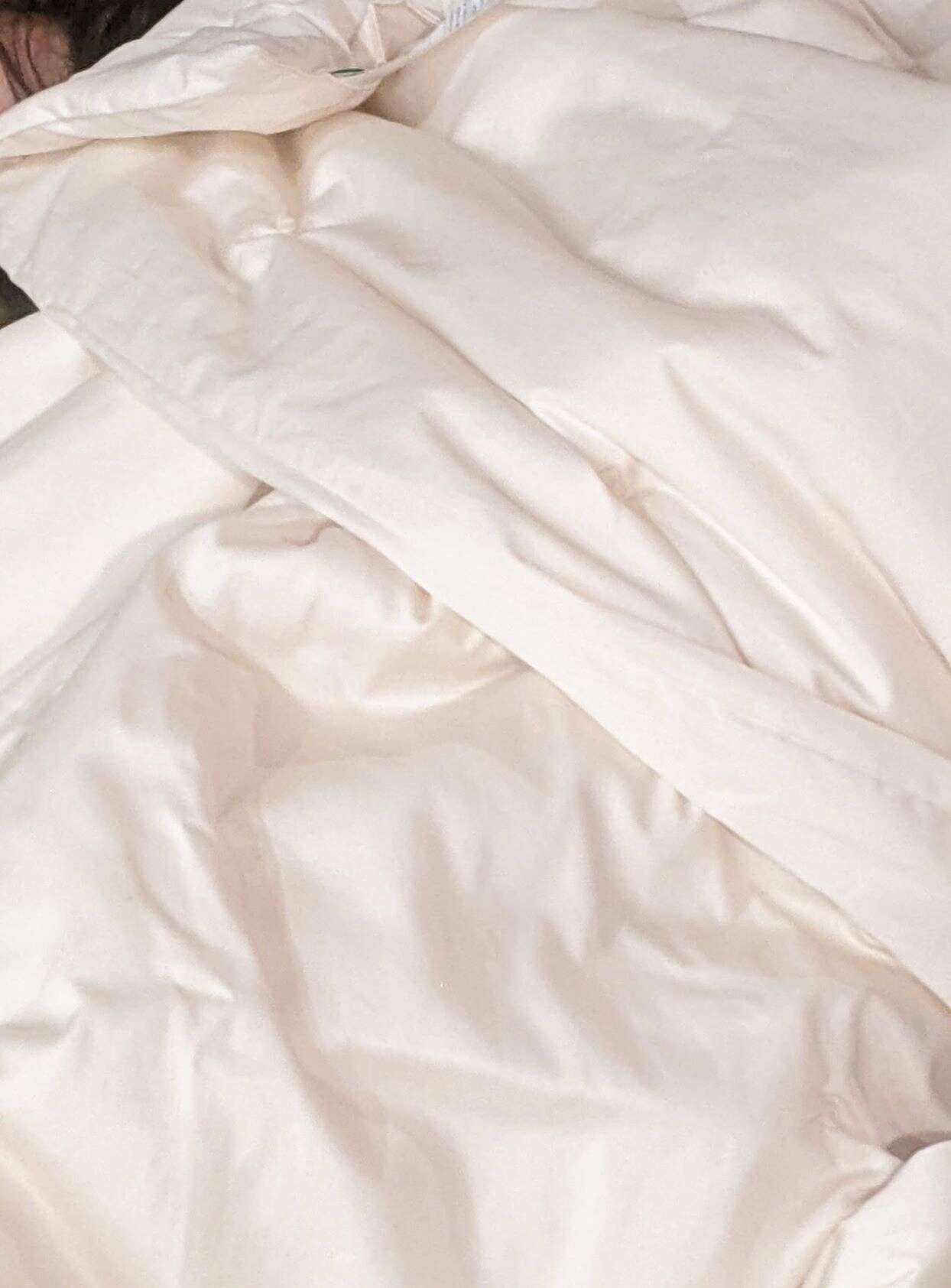 Wool Duvet on Bed
