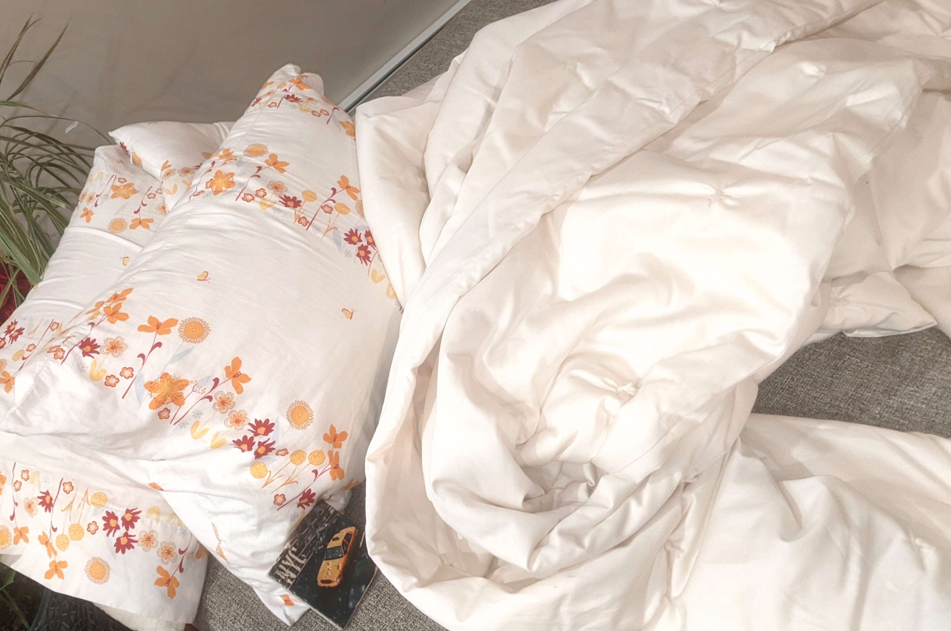 Wool Duvet on Bed