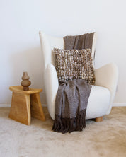 Artisinal Llama and Silk Throw