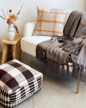 Llama & Silk Throw on Chair