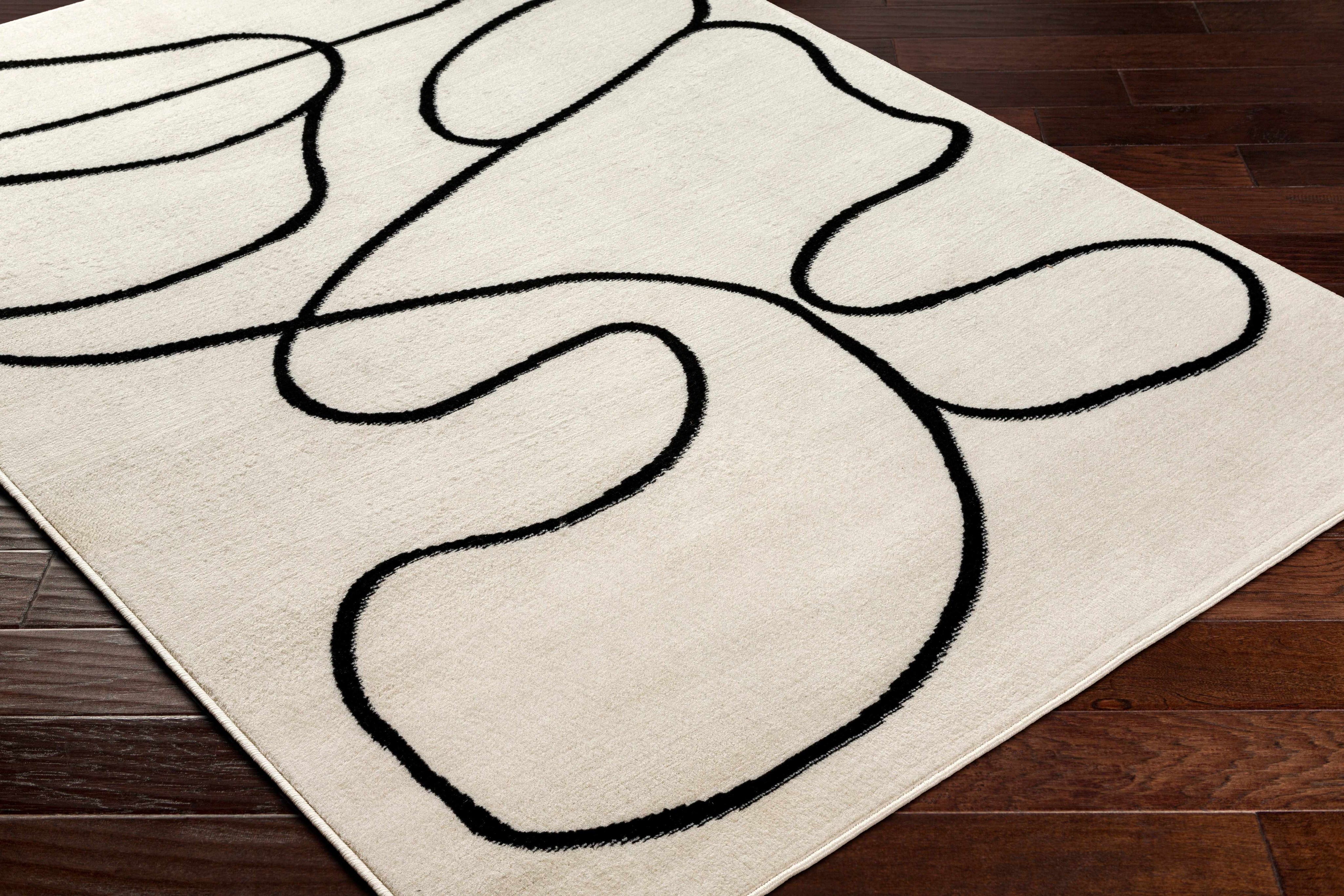 Eilir Modern Low Profile Boho Rug
