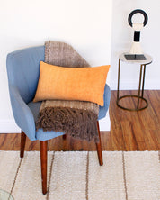 Llama & Silk Throw Blanket Folded