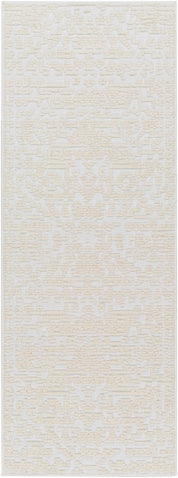 Beren Cream Washable Area Rug