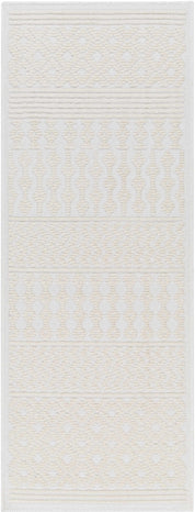 Drago White Washable Area Rug