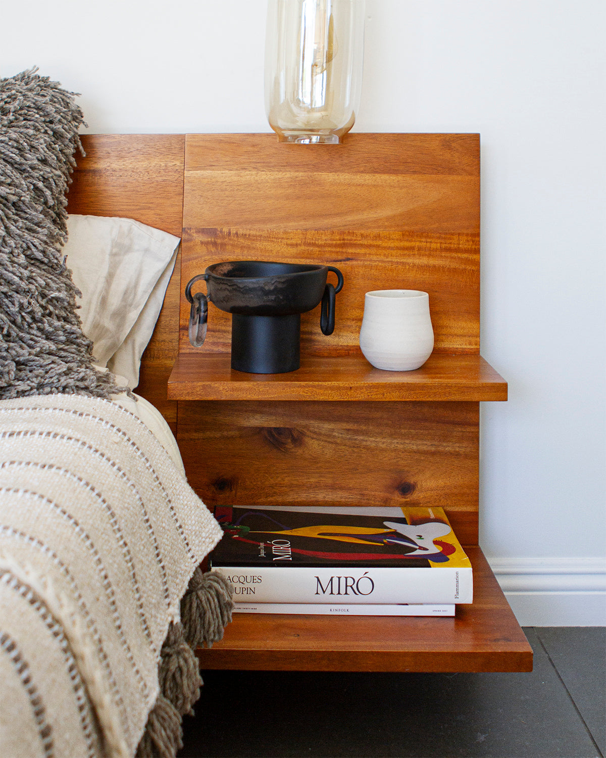Playa Scented Candle on Nightstand