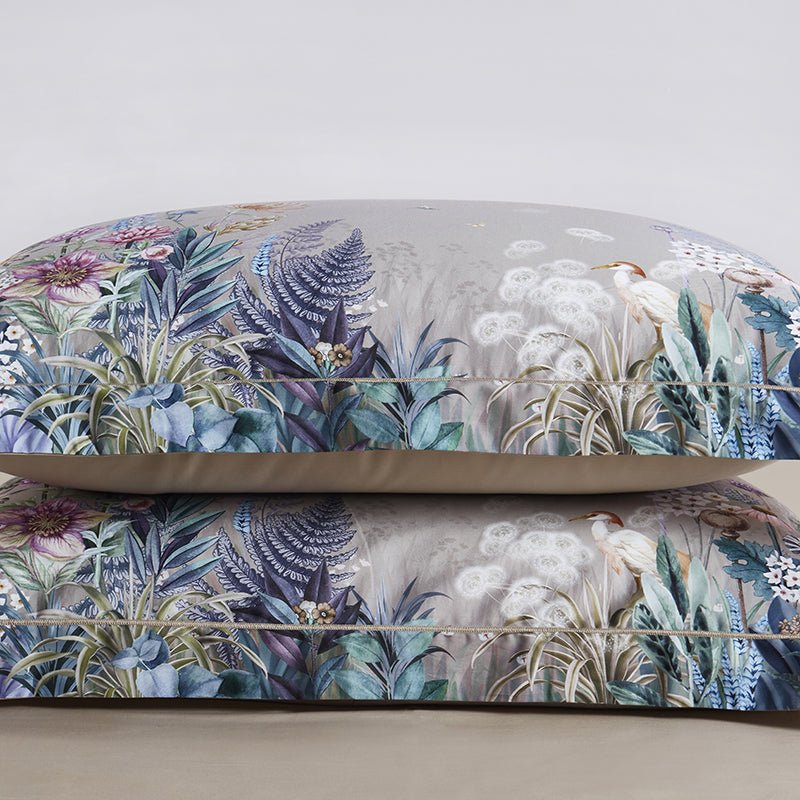 Pillowcases from the Enchanted Garden Bedding Set