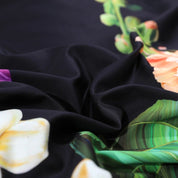 Close up of fabric from the Midnight Garden Bedding Set
