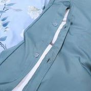 Duvet closure buttons from Blue Chinoiserie Bedding Set
