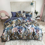 Botanical Bliss Bedding Set on a bed - front view