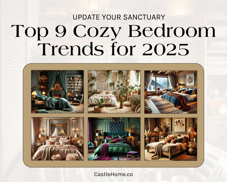 Top 9 Cozy Bedroom Trends for 2025 | Castle Home - Luxury Bedding