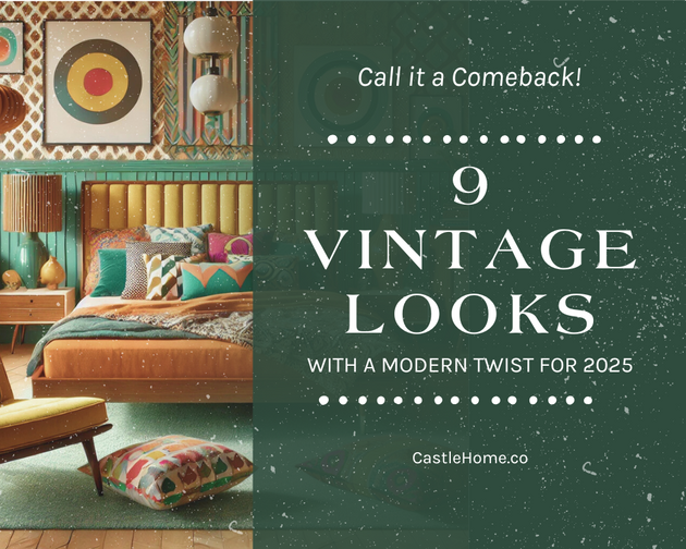 9 Vintage Bedroom Looks Making a Comeback | Castle Home - Luxury Bedding
