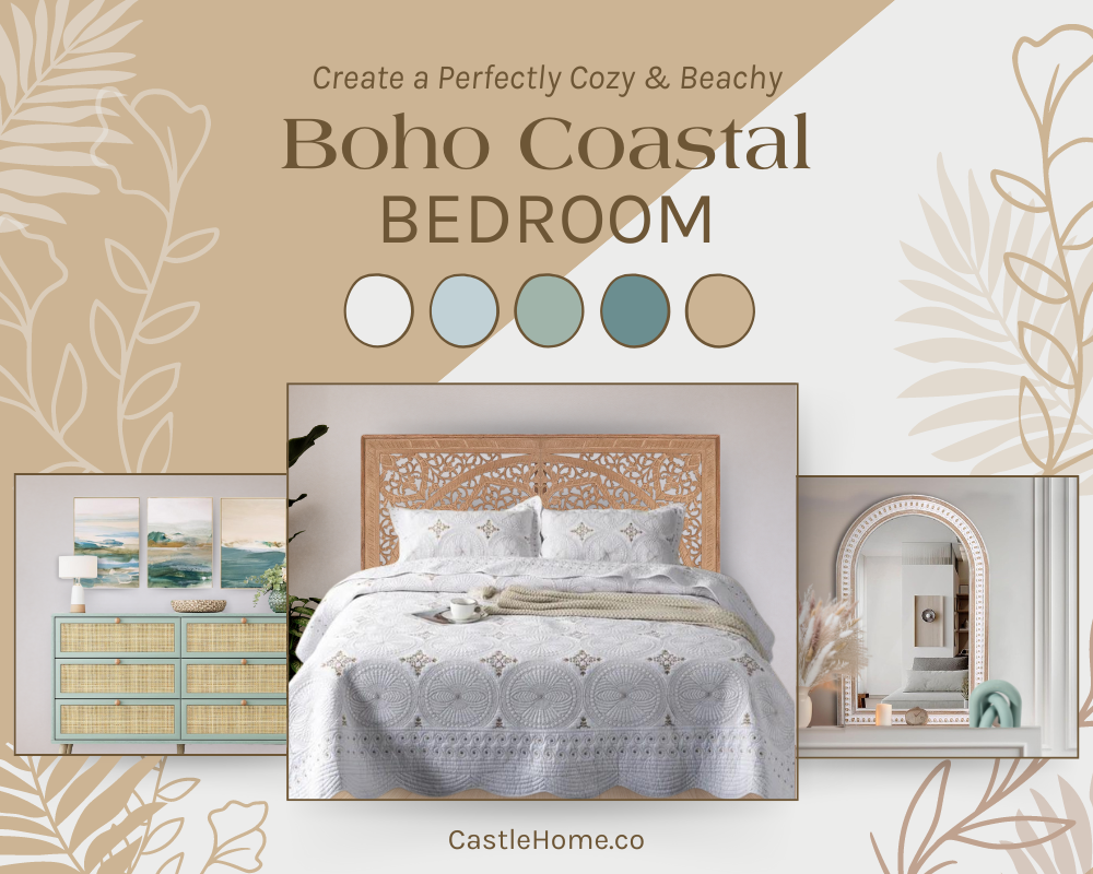 Designing the Perfect Cozy, Boho Coastal Bedroom