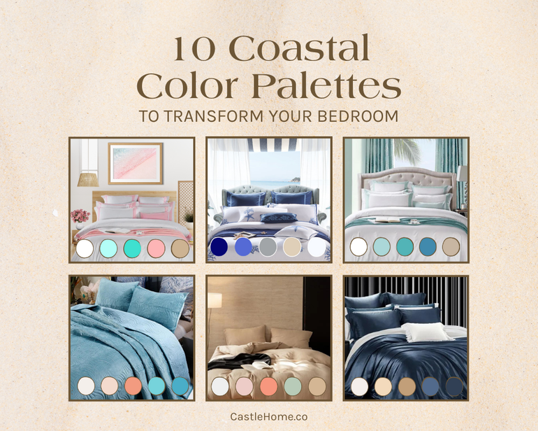 10 Coastal Color Palettes to Transform Your Bedroom | Castle Home ...